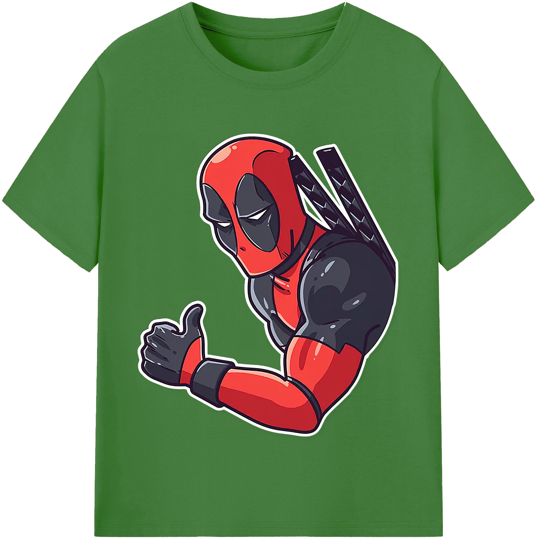 （画像用） Deadpool デッドプール レディースカジュアルプリントTシャツ（綿100％）